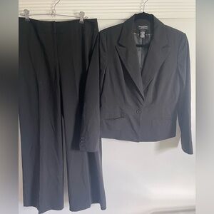 Worthington Works Black Blazer and Pants Set